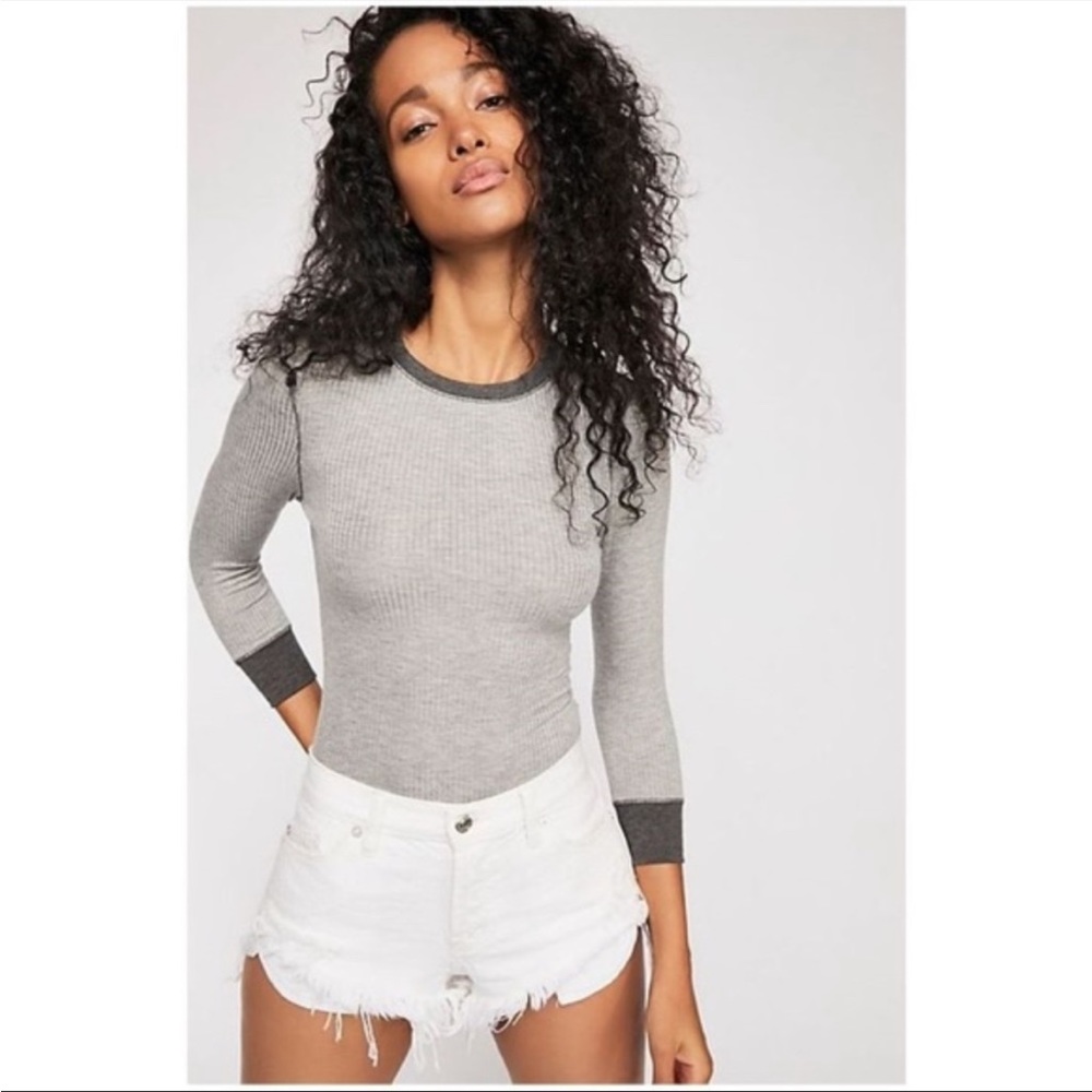 FREE PEOPLE NWT Intimately Women’s 3/4 Sleeves Top. XS